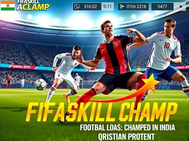 FIFASkill Champ download statistics graph showing growth in India